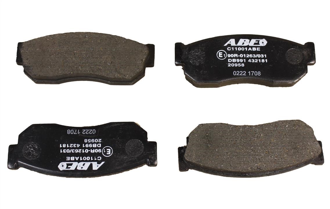 ABE C11001ABE Front disc brake pads, set C11001ABE