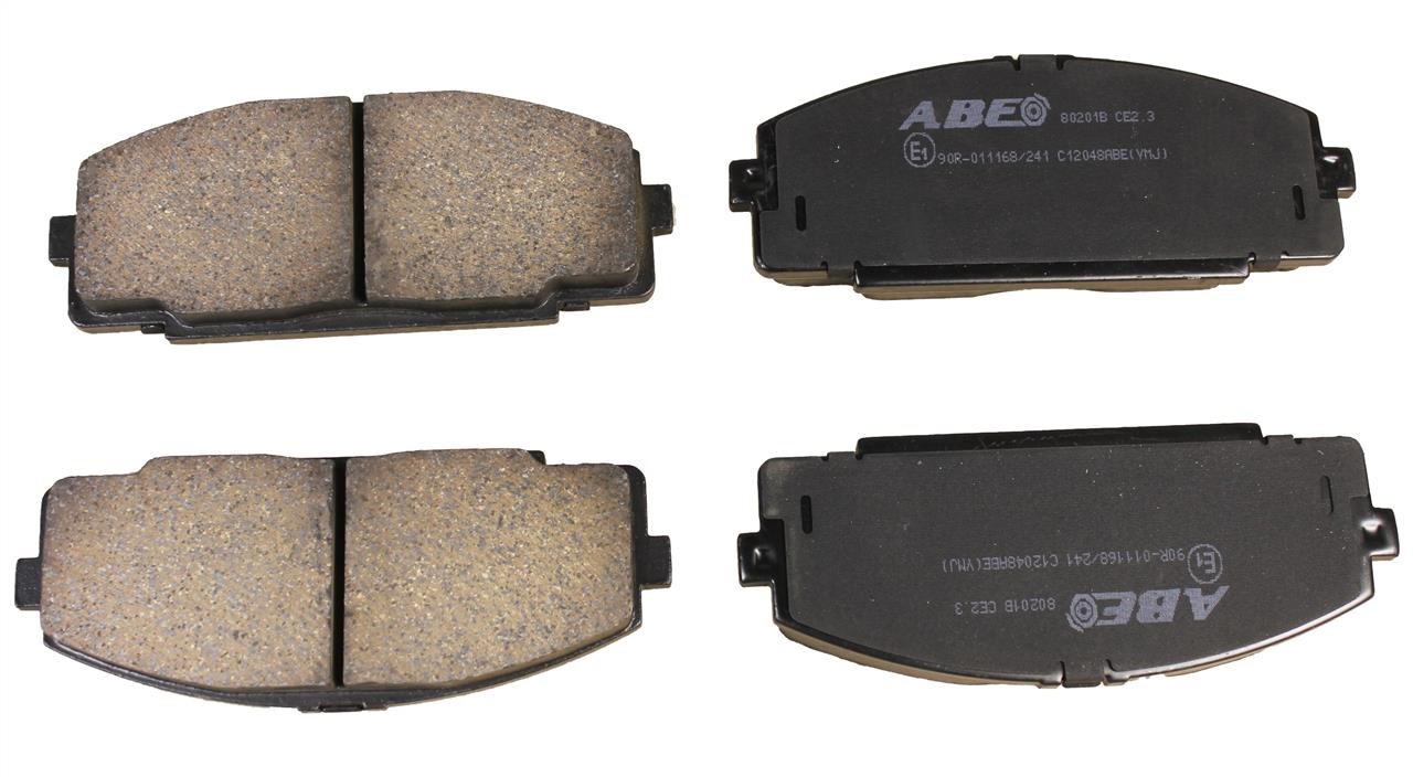 ABE C12048ABE Front disc brake pads, set C12048ABE