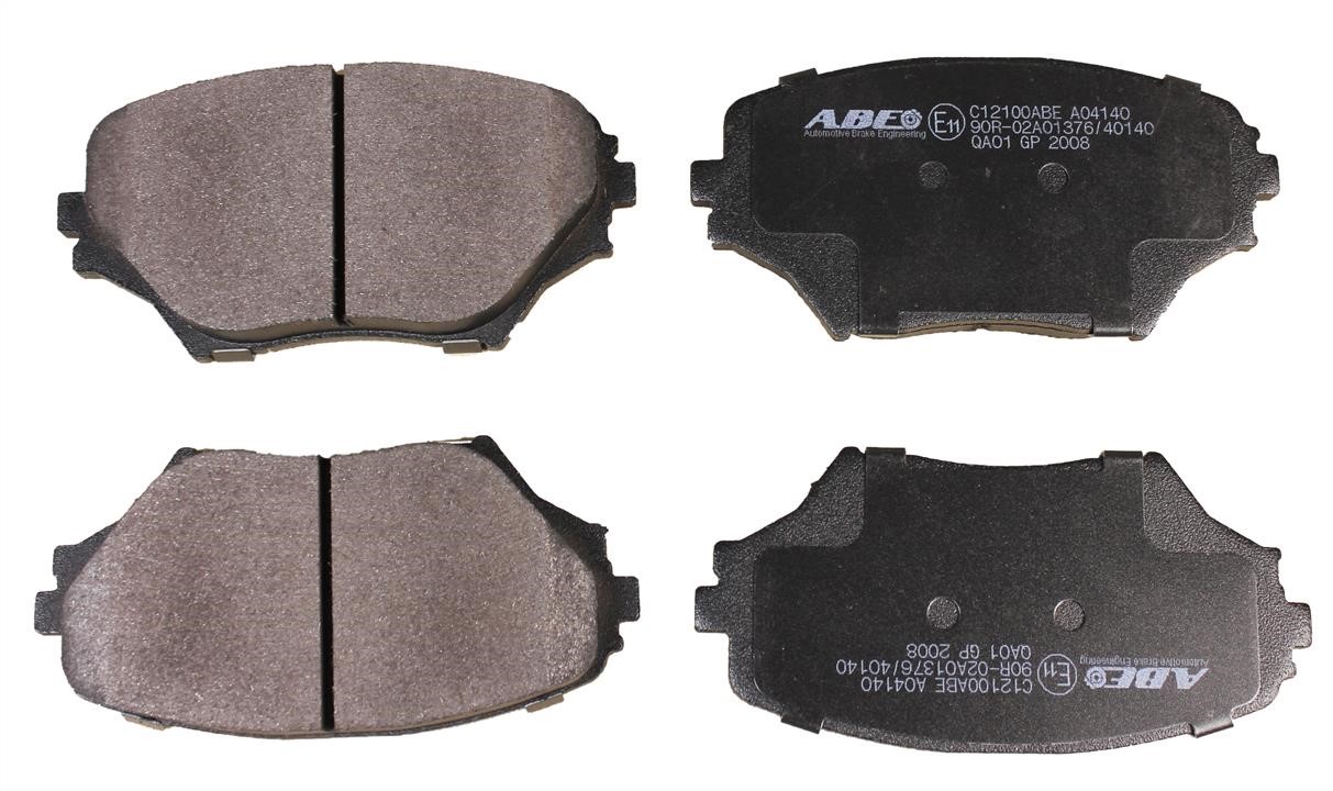 ABE C12100ABE Front disc brake pads, set C12100ABE