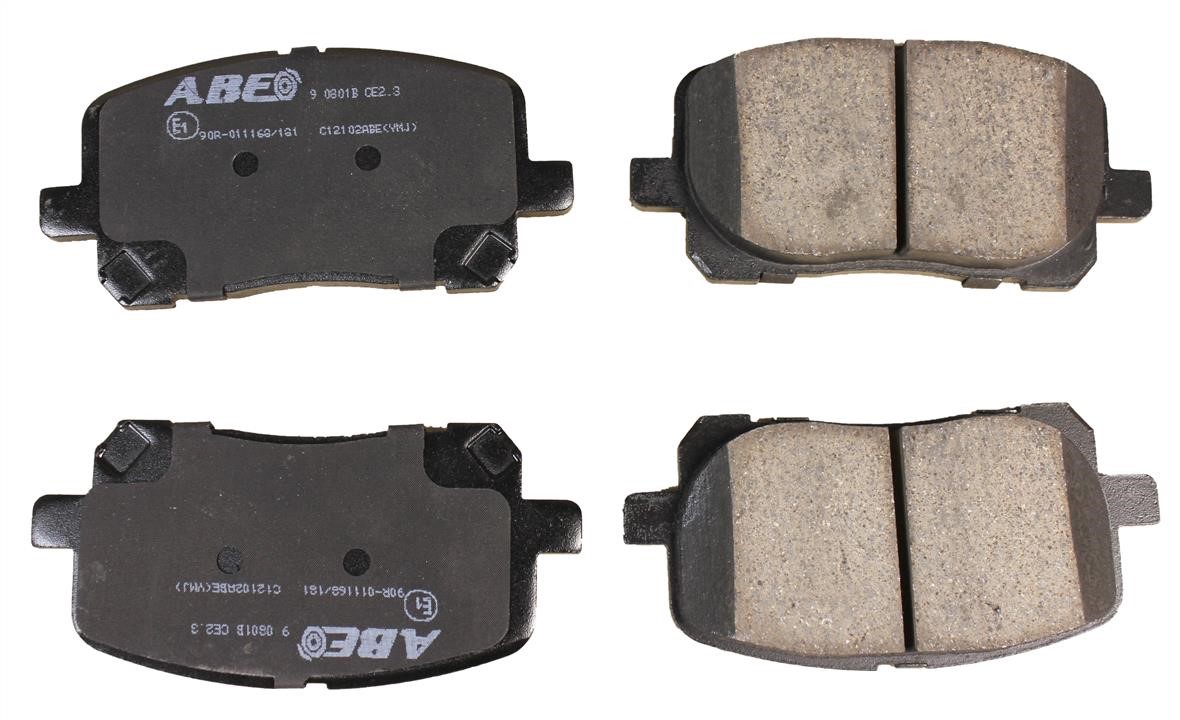 ABE C12102ABE Front disc brake pads, set C12102ABE