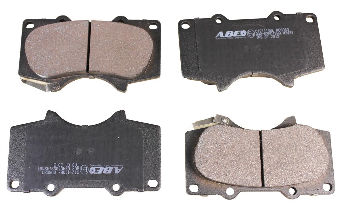 ABE C12111ABE Front disc brake pads, set C12111ABE