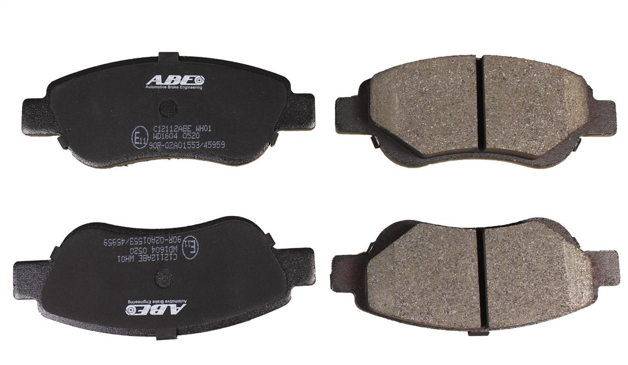 ABE C12112ABE Front disc brake pads, set C12112ABE