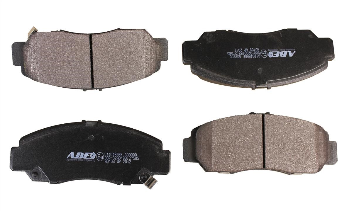 ABE C14048ABE Front disc brake pads, set C14048ABE