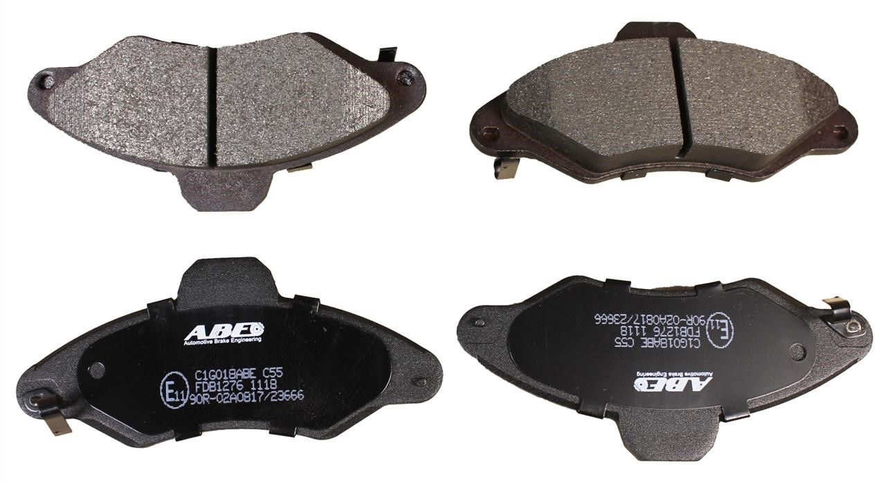 ABE C1G018ABE Front disc brake pads, set C1G018ABE