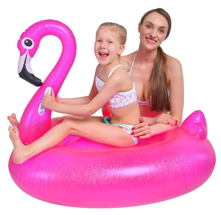 Jilong JL35036 Inflatable Circle-raft - Flamingo, 110 x 90 cm JL35036