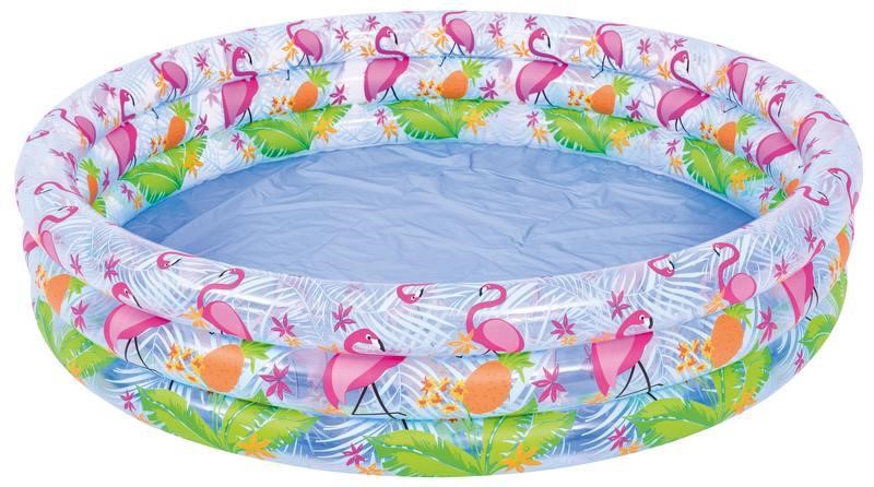 Jilong JL57158 Children's inflatable pool - Flamingo, 120 x 25 cm JL57158