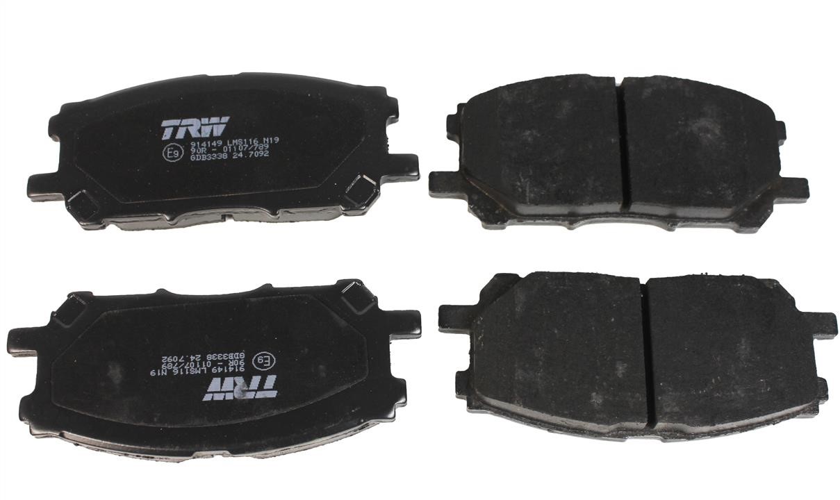 TRW GDB3338 TRW COTEC disc brake pads, set GDB3338