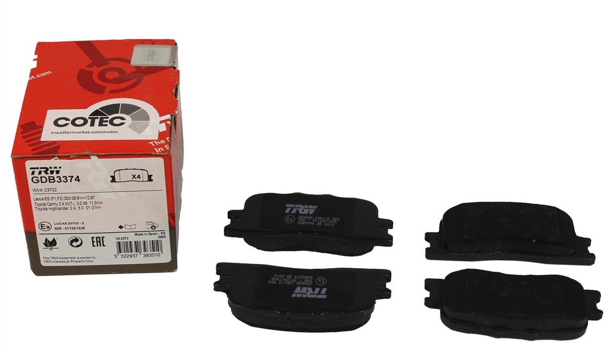 Buy TRW GDB3374 at a low price in United Arab Emirates!