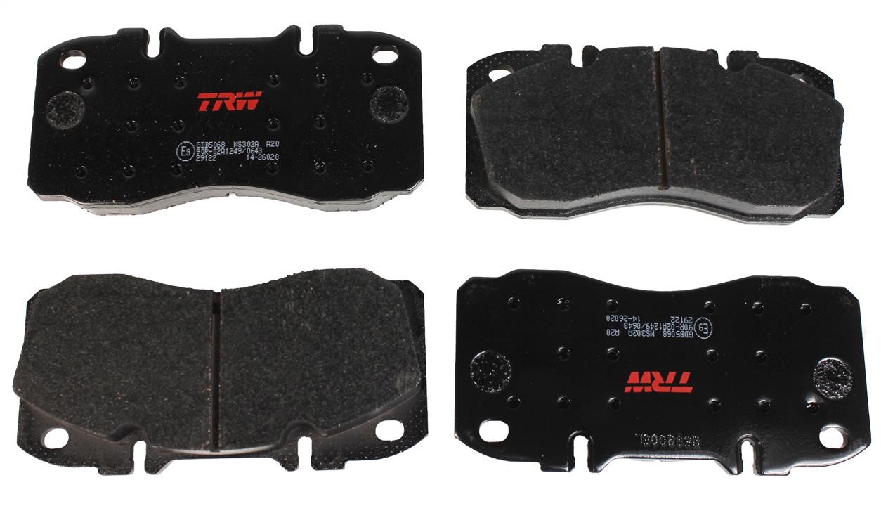 TRW GDB5068 TRW COTEC disc brake pads, set GDB5068