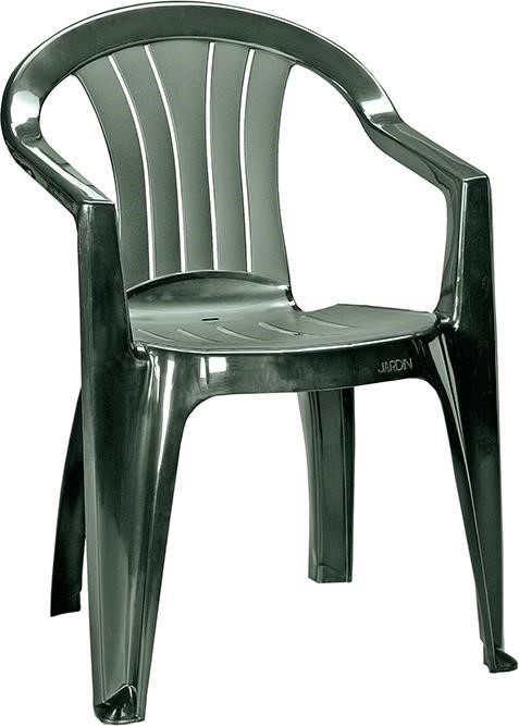 Curver 3253929137020 Chair Sicilia, dark green 3253929137020