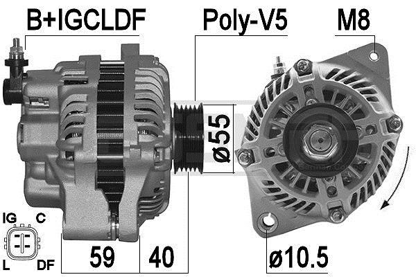 209500A Era Alternator