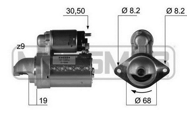 Engine starter Daewoo Lemans: 220354A Era Starter
