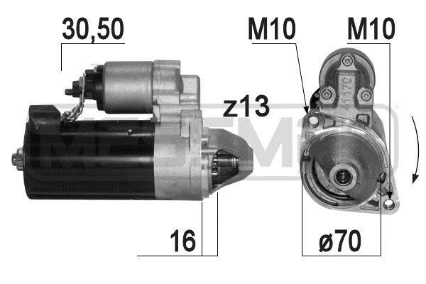 Era 220868A Starter 220868A 220868A Era Starter