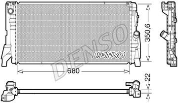 DENSO DRM05118 Radiator, engine cooling DRM05118