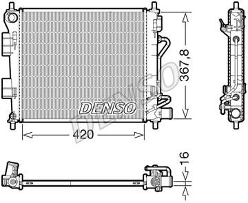 DENSO DRM41018 Radiator, engine cooling DRM41018