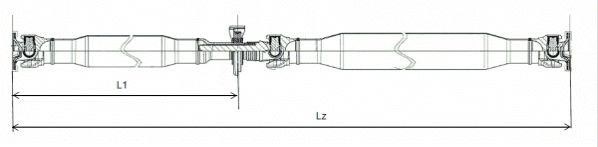 GKN-Spidan GKNP20024 Propeller shaft GKNP20024