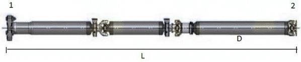 GKN-Spidan GKNP30001 Propeller shaft GKNP30001