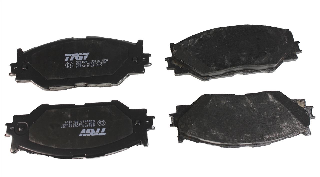 TRW GDB3410 TRW COTEC disc brake pads, set GDB3410