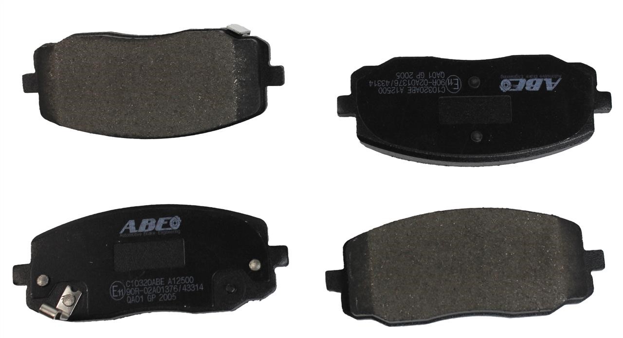 ABE C10320ABE Front disc brake pads, set C10320ABE