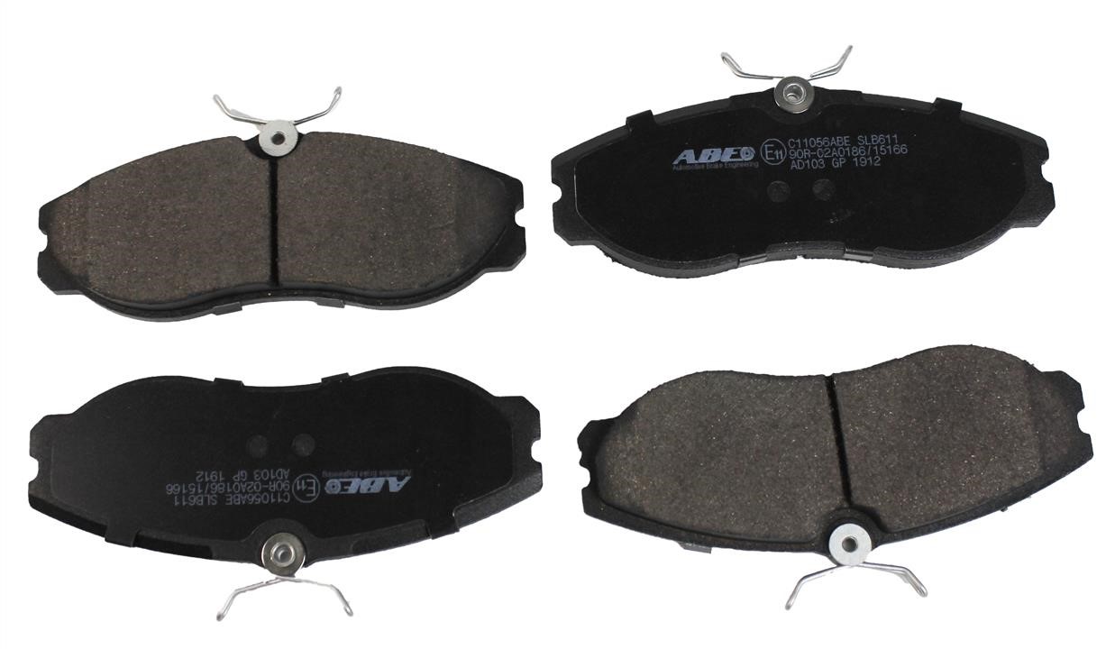 ABE C11056ABE Front disc brake pads, set C11056ABE