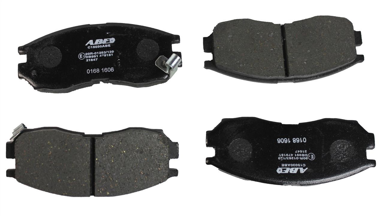 ABE C15030ABE Front disc brake pads, set C15030ABE