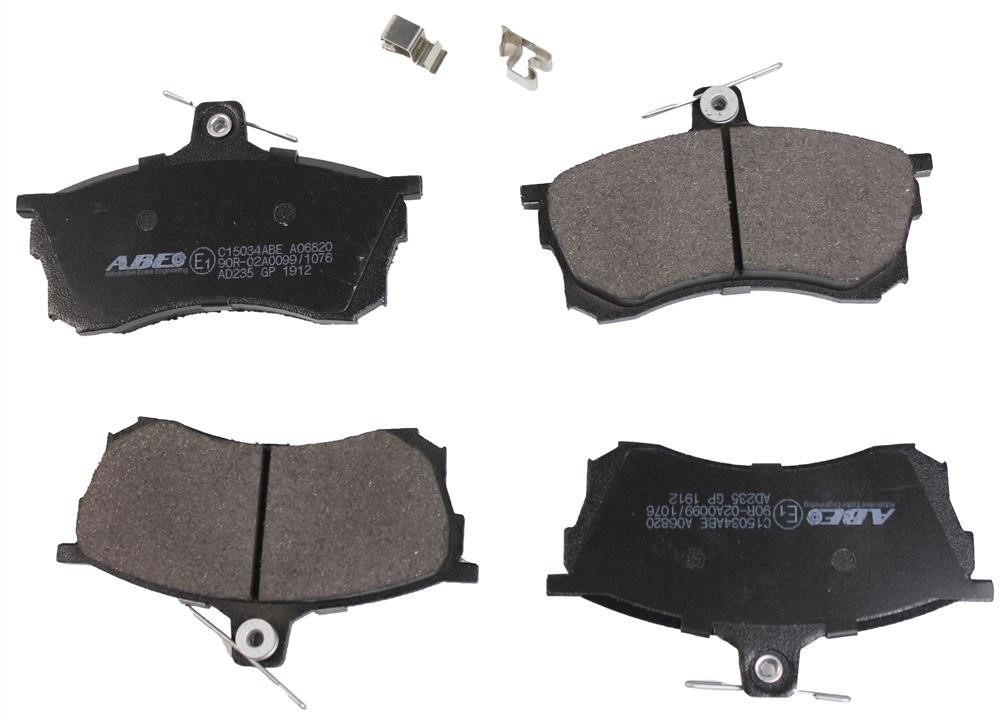 ABE C15034ABE Front disc brake pads, set C15034ABE