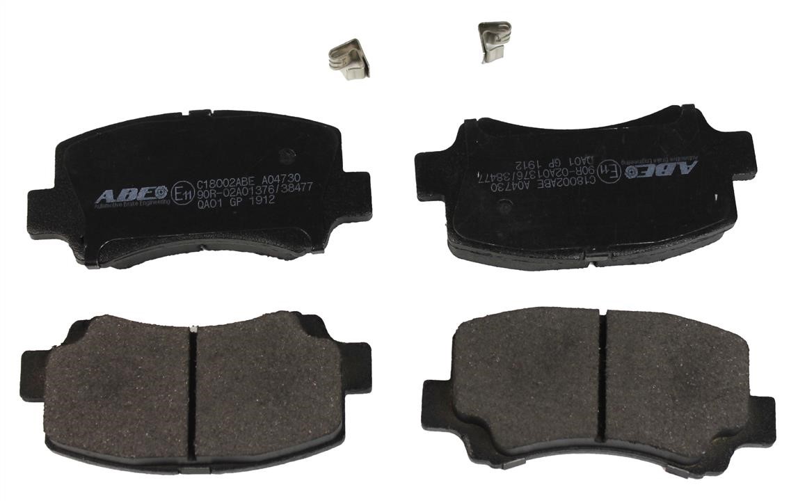 ABE C18002ABE Front disc brake pads, set C18002ABE