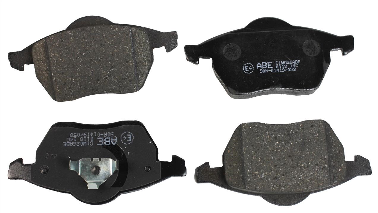 ABE C1W026ABE Front disc brake pads, set C1W026ABE