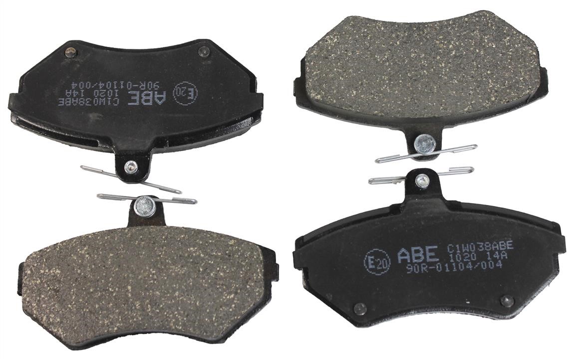 ABE C1W038ABE Front disc brake pads, set C1W038ABE
