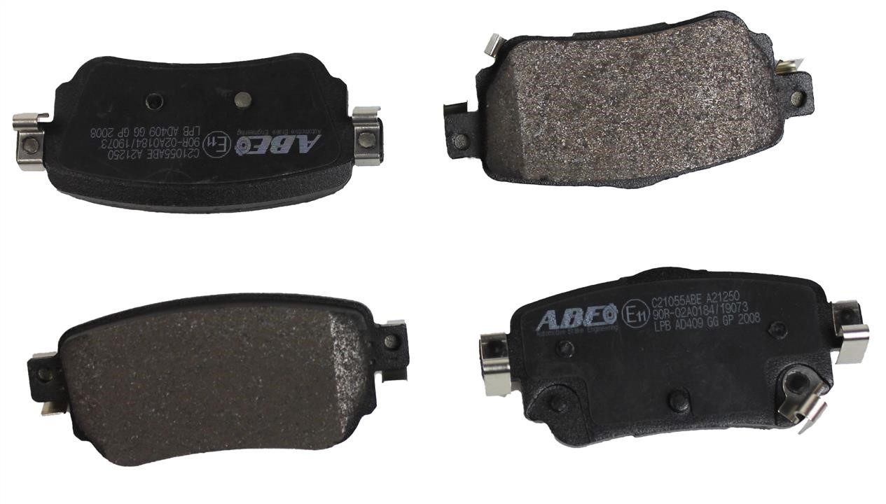 ABE C21055ABE Rear disc brake pads, set C21055ABE