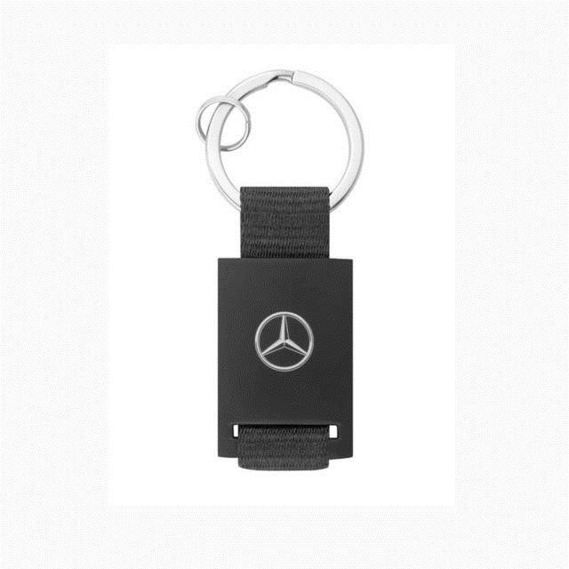 Mercedes B6 6 95 6287 Mercedes-Benz Key Ring, black B66956287