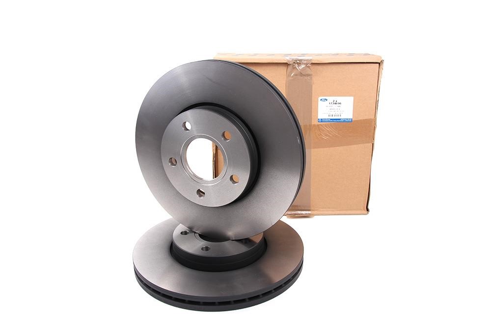 Front vented brake disc Ford 1 734 696