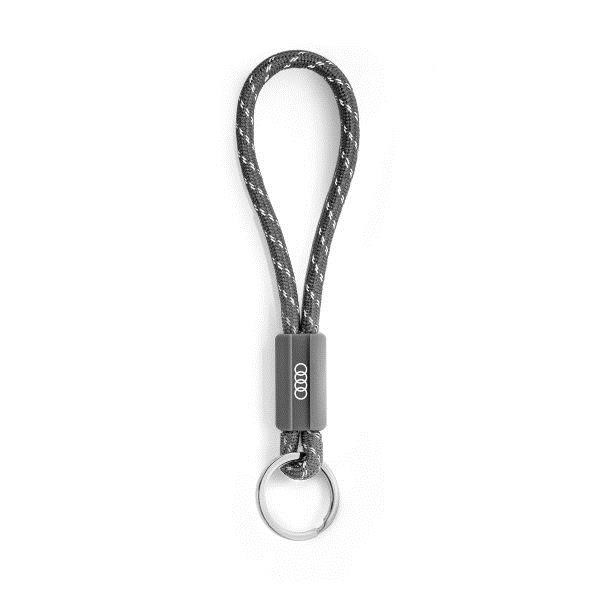 VAG 3181800600 Audi Sport Key Chain Cord Key Ring Grey 2018 3181800600