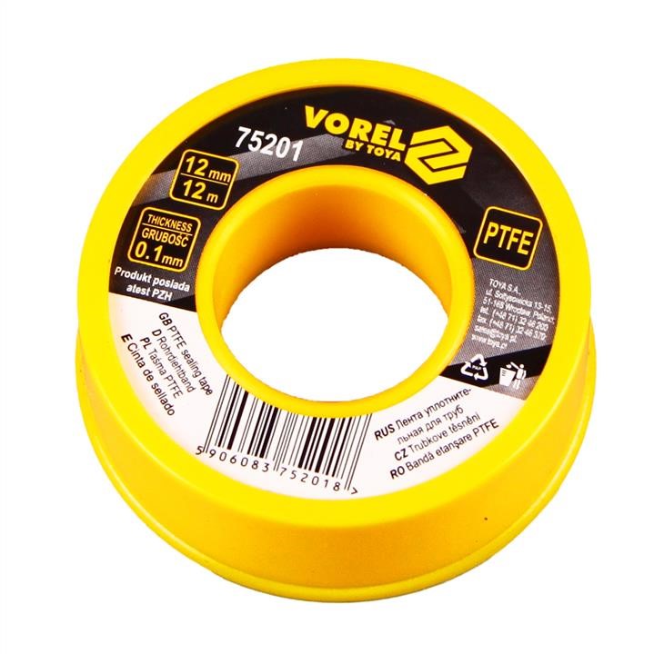 Vorel 75201 PTFE tape 12m x 12mm x 0.1mm 75201