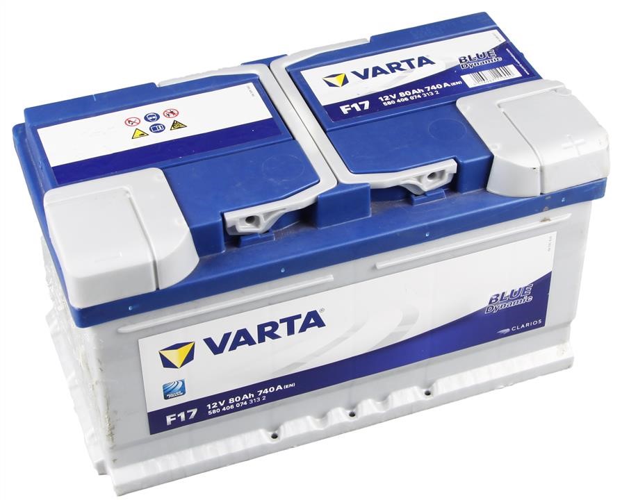 Varta 5804060743132 Battery Varta Blue Dynamic 12V 80AH 740A(EN) R+ 5804060743132