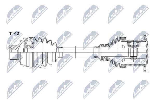 Drive shaft NTY NPW-AU-008