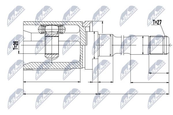 CV joint NTY NPW-BM-010