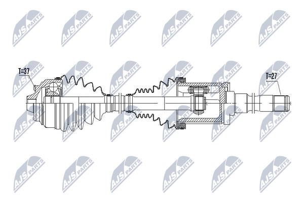 NTY Drive shaft right – price [object Object] PLN