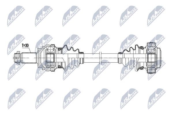 Drive shaft right NTY NPW-BM-071
