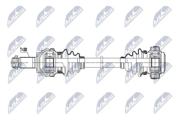 NTY Drive shaft left – price [object Object] PLN