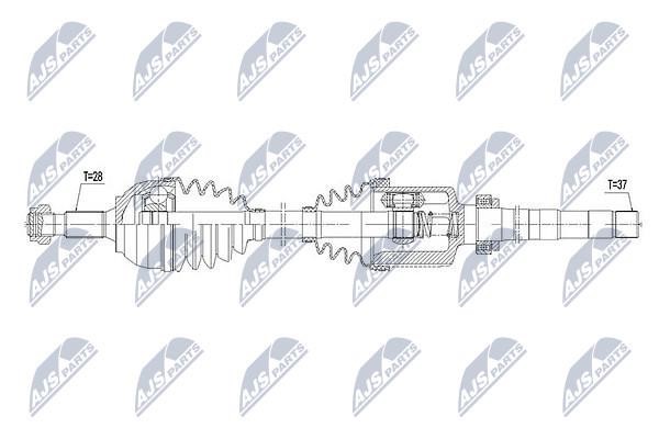 NTY Drive shaft right – price [object Object] PLN