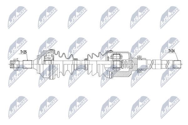 NTY Drive shaft right – price 243 PLN