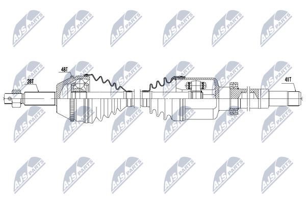 Drive shaft right NTY NPW-FR-063