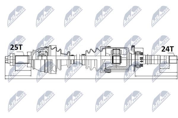 NTY Drive shaft right – price 265 PLN