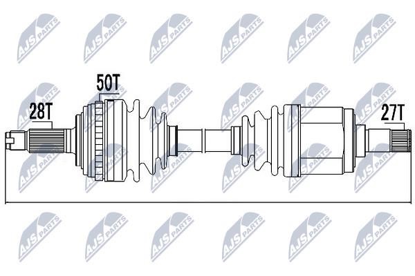 NPWHD037 NTY Drive shaft