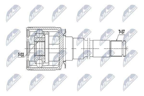 Constant Velocity Joint (CV joint), internal NTY NPW-ME-054
