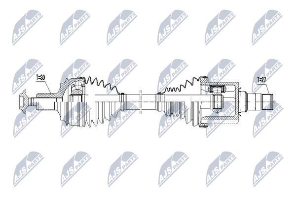 NTY Drive shaft right – price 224 PLN