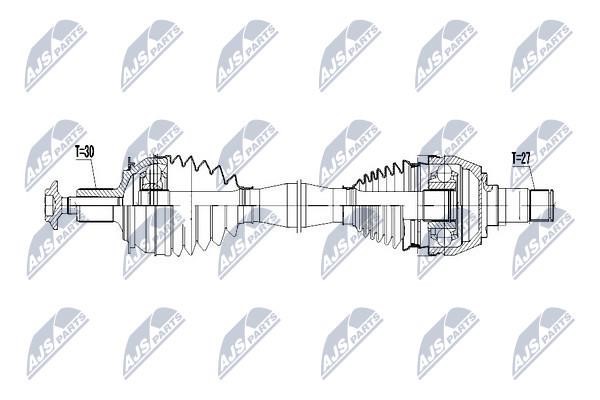 NTY Drive shaft left – price 300 PLN