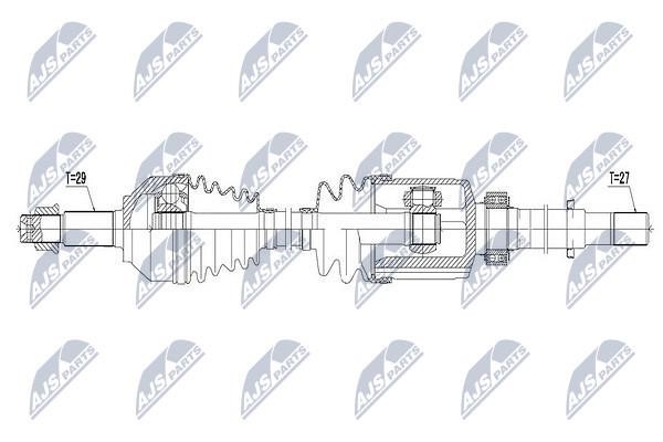NTY Drive shaft right – price [object Object] PLN