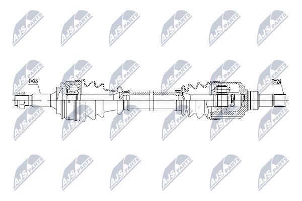 NPWPE049 NTY Drive shaft right